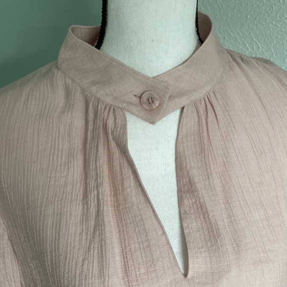 David Lerner Kourtney Mandarin Collar Blouse - Picture 5 of 9